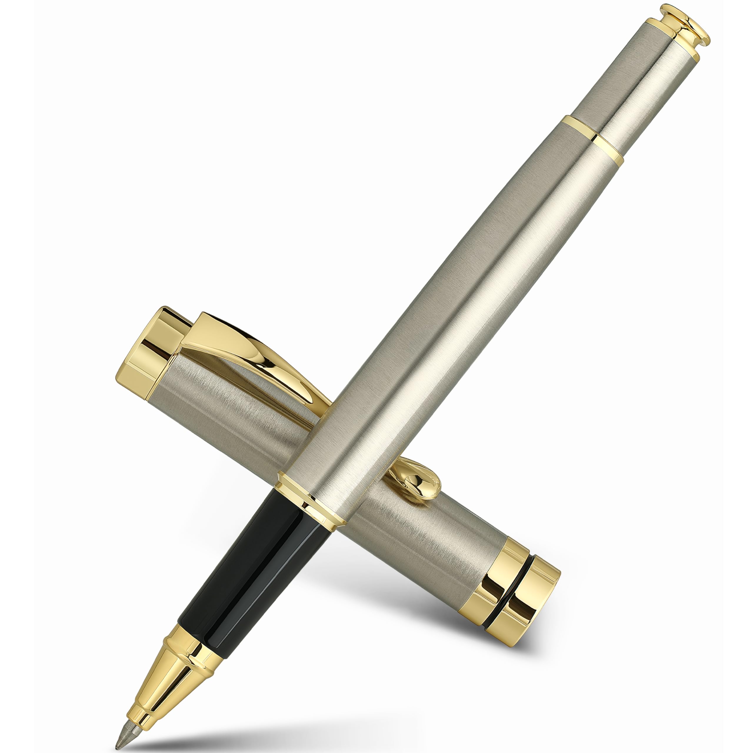 Stylo Roller "Argent & Or" Édition Executive
