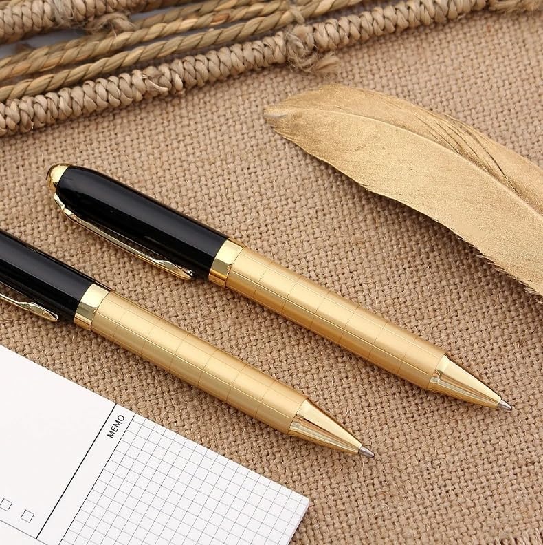 Stylo "Signature Royale" Or & Onyx