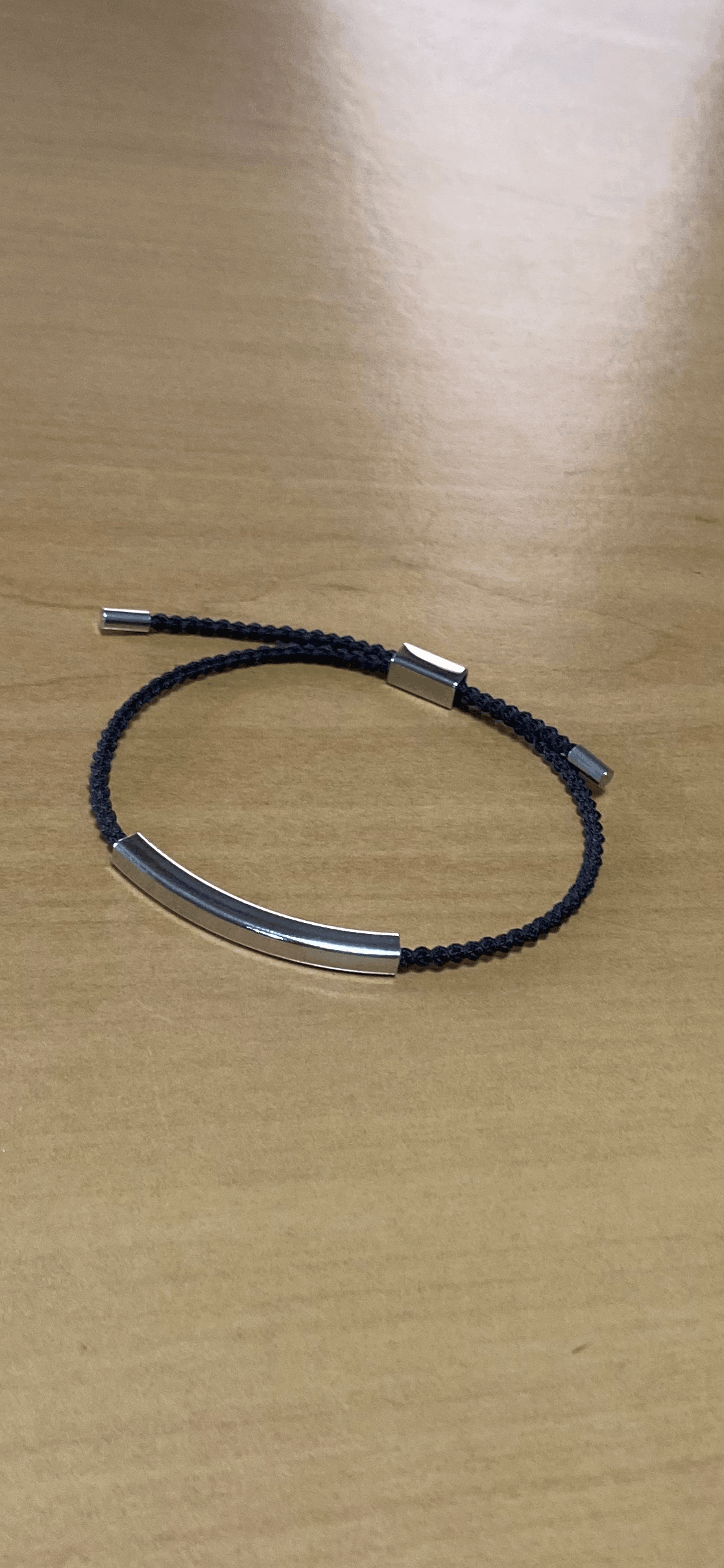 Bracelet Cordon Royal & Tube Or