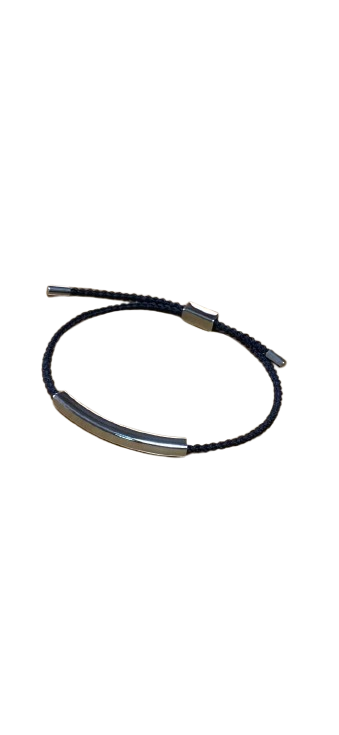 Bracelet Cordon Royal & Tube Or